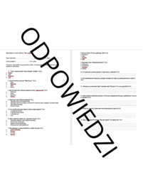 Sprawdzian z treści "Quo vadis" + odpowiedzi, język polski, egzamin ósmoklasisty