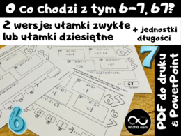 O co chodzi z tym 6-7, 67? Matematyczne wyzwanie: ułamki zwykłe lub ułamki dziesiętne. Amerykański trend z TikToka – six seven. Matematyka po angielsku.