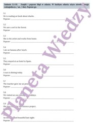 RODZAJNIKI (A, AN, THE) the articles E8 – Zbiór zadań do egzaminu ósmoklasisty z języka angielskiego. Poziom A2/A2+ – 10 STRON ZADAŃ, różnice w stosowaniu a, an i the w zadaniach, ćwiczenia użycia w sytuacjach codziennych, wypełnianie luk w tekście, twor