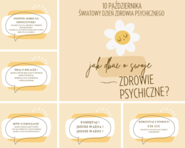 Gazetka 'Jak dbać o zdrowie psychiczne?"