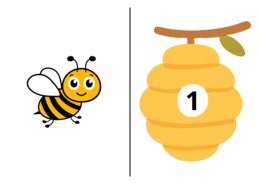 Pszczółki - liczenie w zakresie 10