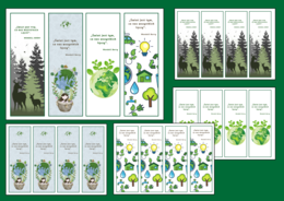 DZIEŃ ZIEMI – zakładki do książek – zakładka – biblioteka - wersja 1