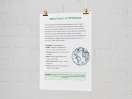 Infografiki. Cykl wodny. Obieg węgla w przyrodzie. Łańcuch pokarmowy