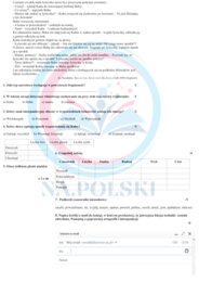 Sprawdzian z jęz. polskiego dla klas 4-6