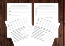 "KAMIENIE NA SZANIEC" - akcje sabotażowe i dywersyjne - kartkówka - 2 grupy - lektury kl.7-8