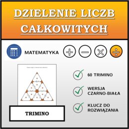 Trimino - Dzielenie liczb całkowitych | matematyka