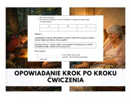 Opowiadanie krok po kroku – ćwiczenia dla klasy 5