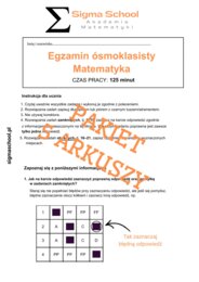 Pakiet 5 próbnych  Arkuszy  Ósmoklasisty – Matematyka 2026 – Zgodny z CKE (+ Odpowiedzi)