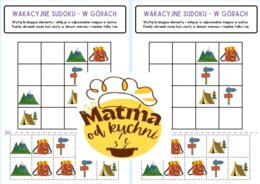 Wakacyjne sudoku obrazkowe