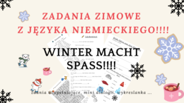 Deutsch im Winter – Zimowe zadania z języka niemieckiego (A1–B1)