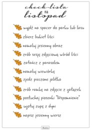 Checklista na listopad