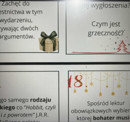 E8- kalendarz adwentowy