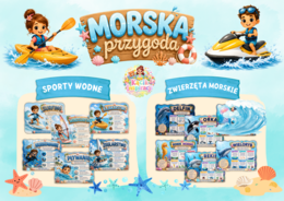 🌊☀️ MORSKA PRZYGODA – wyjątkowy wakacyjny pakiet edukacyjno-dekoracyjny! 🐬🏄‍♀️