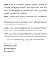 Czarnoksiężnik z Krainy Oświaty- scenariusz pożegnania absolwentów szkoły podstawowej/ ponadpodstawowej