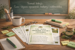 Scenariusz lekcji języka polskiego. KS. JAN TWARDOWSKI "O LASACH"