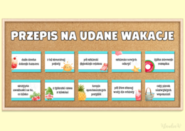 PRZEPIS NA UDANE WAKACJE - GAZETKA