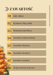 E-BOOK JESIENNA SENSORYKA - DOŚWIADCZENIA SENSORYCZNE - AKTYWNOŚCI - PROPOZYCJE ZABAW SENSORYCZNYCH