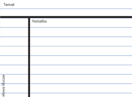 Notatka Cornella - kreatywny i efektywny sposób notowania