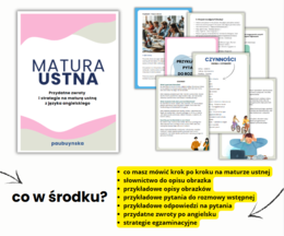 MATURA USTNA, Przydatne zwroty i strategie na maturę ustną z języka angielskiego