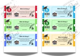 Bilety do klasy 5 – wyjątkowy dodatek do świadectwa