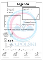 Legenda - karta pracy