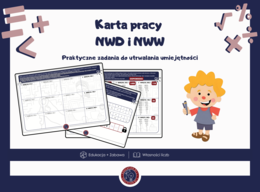 Karta pracy NWD i NWW | Złam szyfr – utrwal materiał!