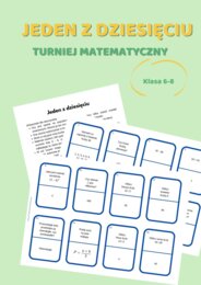 Jeden z dziesięciu, 1 z 10, konkurs matematyczny