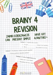 Brainy 4 - powtórzenie, diagnoza, test na początek roku