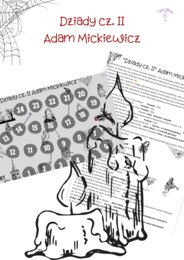 Dziady cz. II - gra planszowa, test z lektury, grywalizacja