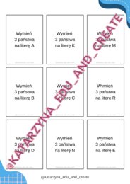 5 sekund geograficzne - kra karciana