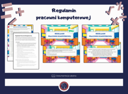 Regulamin pracowni komputerowej | Zestaw dla nauczyciela | Dokumenty, prezentacja, quiz i plakat