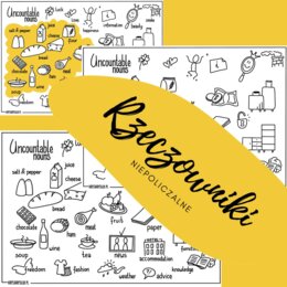 Rzeczowniki Niepoliczalne. Uncountable nouns.
