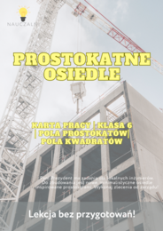 Pola prostokątów i kwadratów klasa6