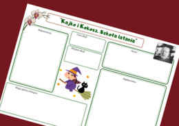 KAJKO I KOKOSZ. SZKOŁA LATANIA – karta pracy – świat przedstawiony