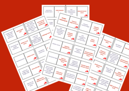 WALENTYNKI - serce - związki frazeologiczne - frazeologizmy - egzamin - DOMINO