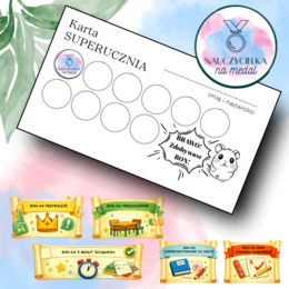 Karta SUPERUCZNIA- system motywacyjny! NOWOŚĆ!