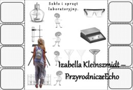 Notatka okienkowa/stacja zadaniowe/notatka/notatka graficzna/karta pracy/sketchnotka „Szkło i sprzęt laboratoryjny”, „Zasady bezpieczeństwa na lekcji chemii” w pdf. Chemia 7, dział „Substancje”. Materiał wykonany na podstawie podręcznika z wydawnictwa MA