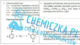 Fenole kartkówka gr. A i B, karty pracy z odpowiedziami i schematem oceny