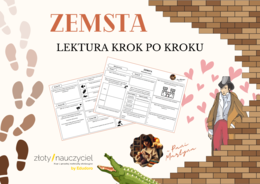 ZEMSTA: Krok po kroku – karta pracy do lektury