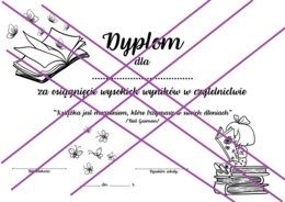 Dyplom czytelnictwo