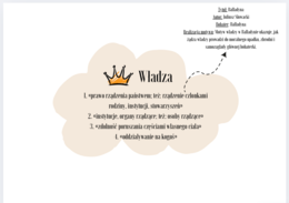 Motywy literackie - karty pracy (chmurki)