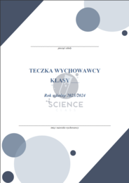 Teczka wychowawcy na rok szkolny 2023/2024