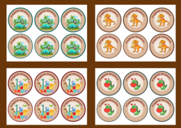 DZIEŃ DINOZAURA – medale – 4 wersje – biblioteka – świetlica – przedszkole