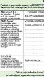 ROZWIJANA ROZPRAWKA pomoc dla uczniów klas 7-8