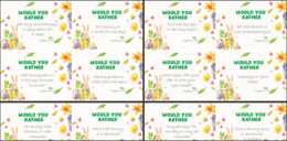 Easter (Wielkanoc) gra Would you rather /56 kart