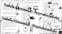 Sketchnotka - notatka " Handel zagraniczny" wykonana w power point do edycji. Geografia 7; „Usługi w Polsce”