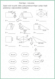 Pola figur - ćwiczenia
