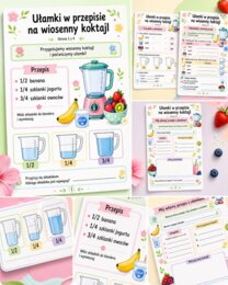 Ułamki w przepisie na wiosenny koktajl