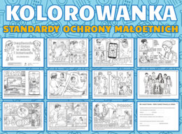 Kolorowanka - Standardy ochrony małoletnich.