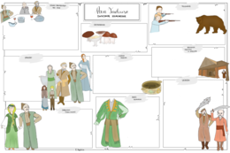 Pan Tadeusz - karty pracy, notatki graficzne